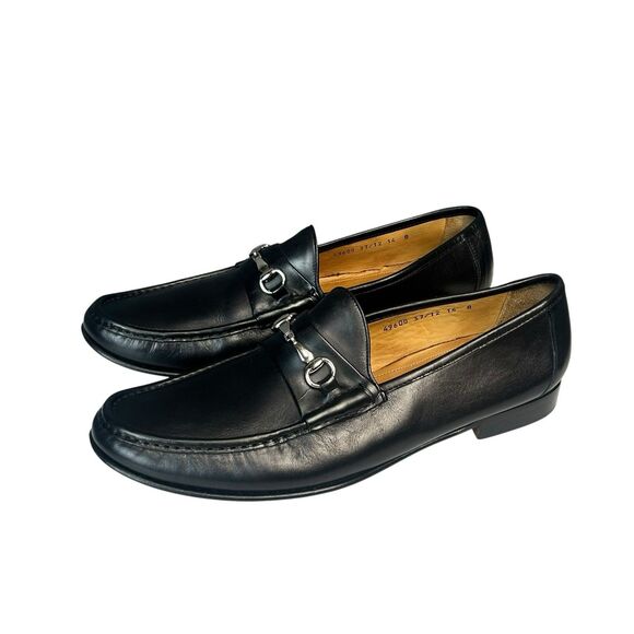 Allen Edmonds Mens VERONA II Italian Bit Calfskin Leather Loafers Black Shoe 14